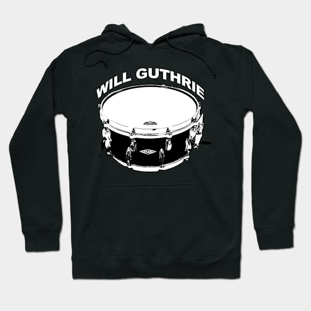 Will Guthrie drum Hoodie by Karyljnc